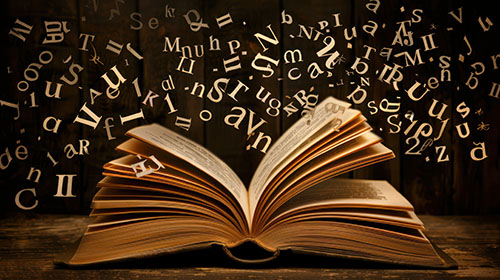 Open Book with Flying Letters Open Book with Flying Letters that Rise of Women's Suspense Thrillers